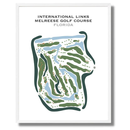 International Links Melreese Golf Course, Florida - Printed Golf Course