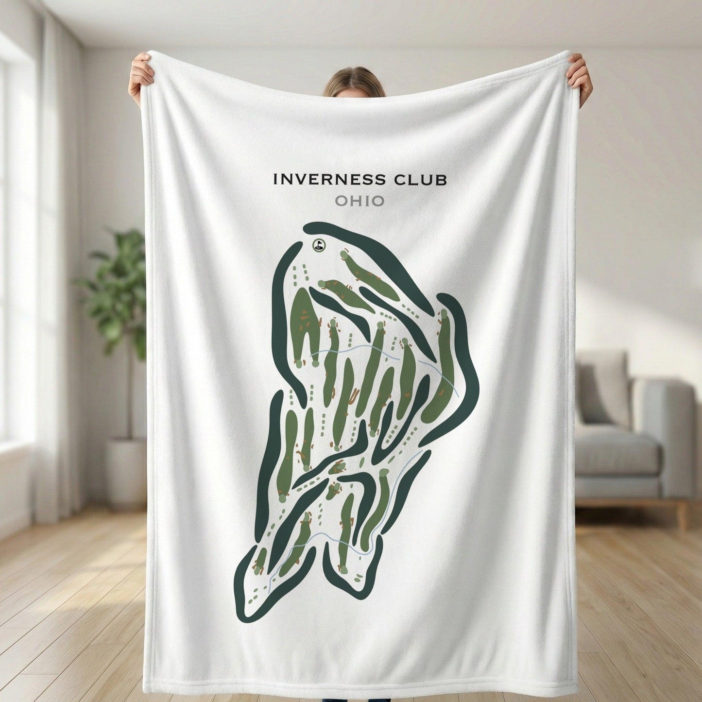 Inverness Club, Ohio - A - Printed Golf Course