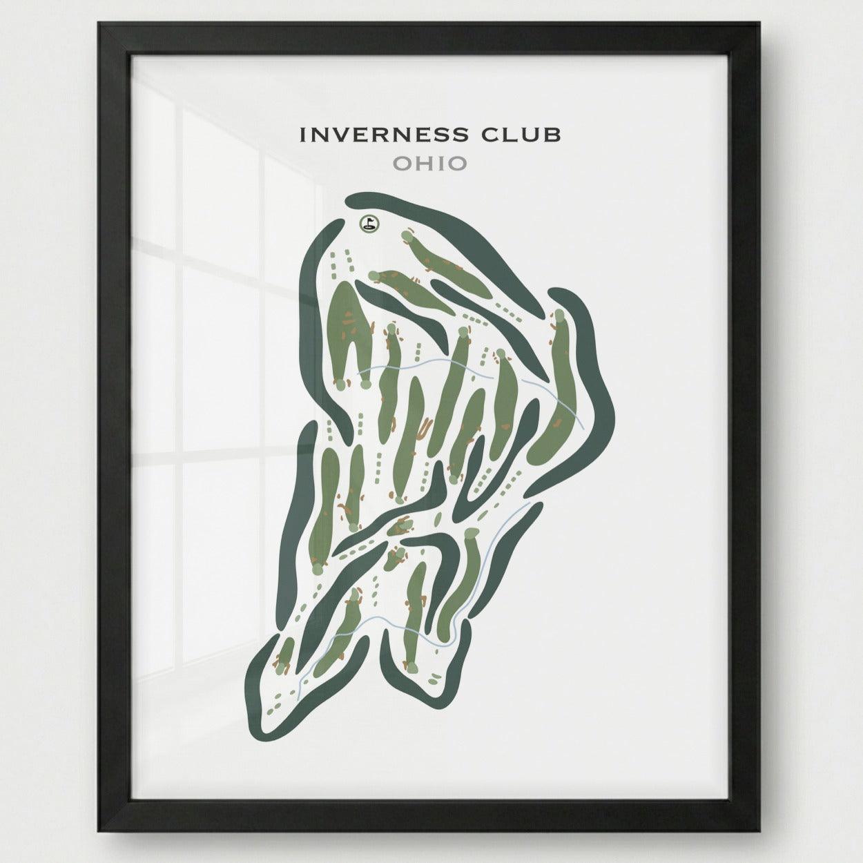 Inverness Club, Ohio - A - Printed Golf Course