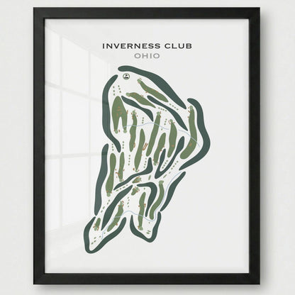 Inverness Club, Ohio - A - Printed Golf Course
