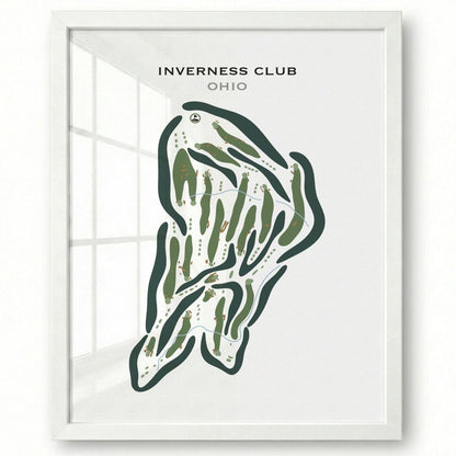 Inverness Club, Ohio - A - Printed Golf Course