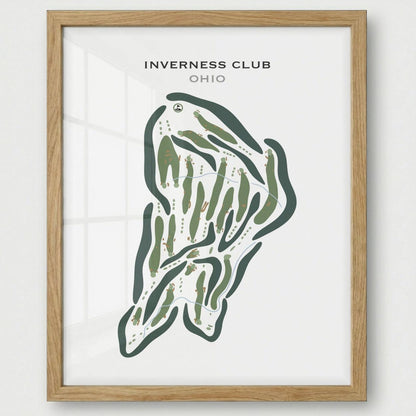Inverness Club, Ohio - A - Printed Golf Course