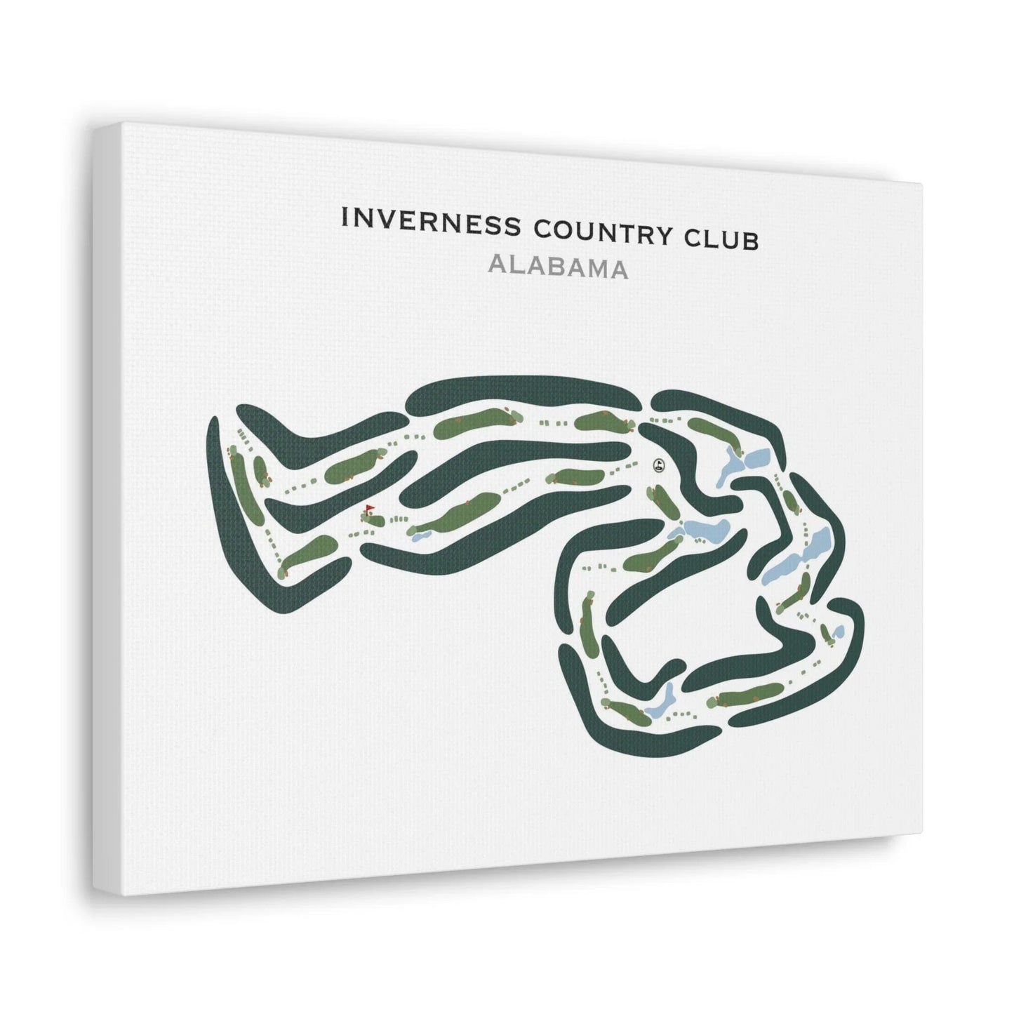 Inverness Country Club, Alabama - Printed Golf Courses