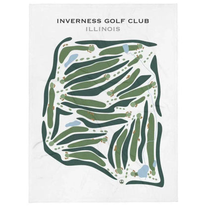 Inverness Golf Club, Illinois - Printed Golf Courses