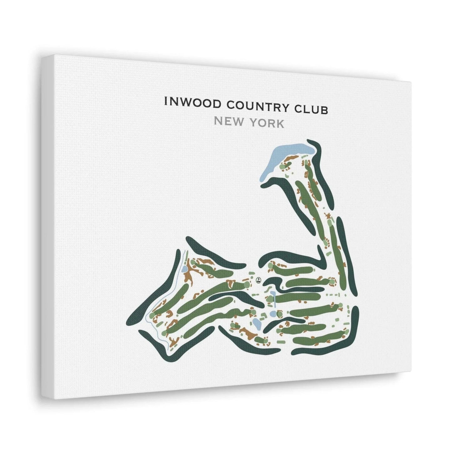 Inwood Country Club, New York - Printed Golf Course