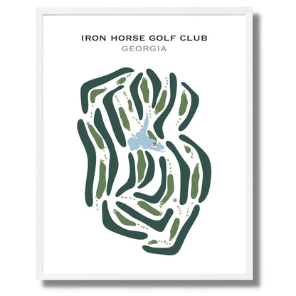 Iron Horse Golf Club, Georgia - Printed Golf Courses