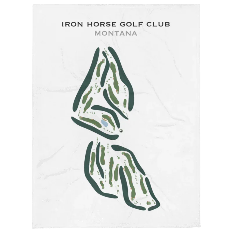 Iron Horse Golf Club, Montana - Printed Golf Course