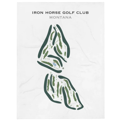 Iron Horse Golf Club, Montana - Printed Golf Course