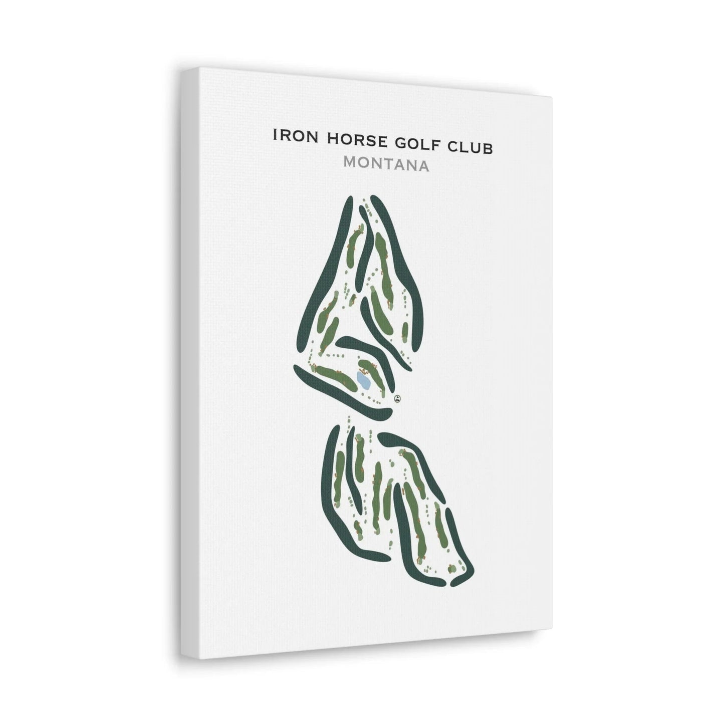 Iron Horse Golf Club, Montana - Printed Golf Course