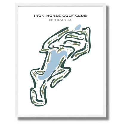 Iron Horse Golf Club, Nebraska - Printed Golf Courses