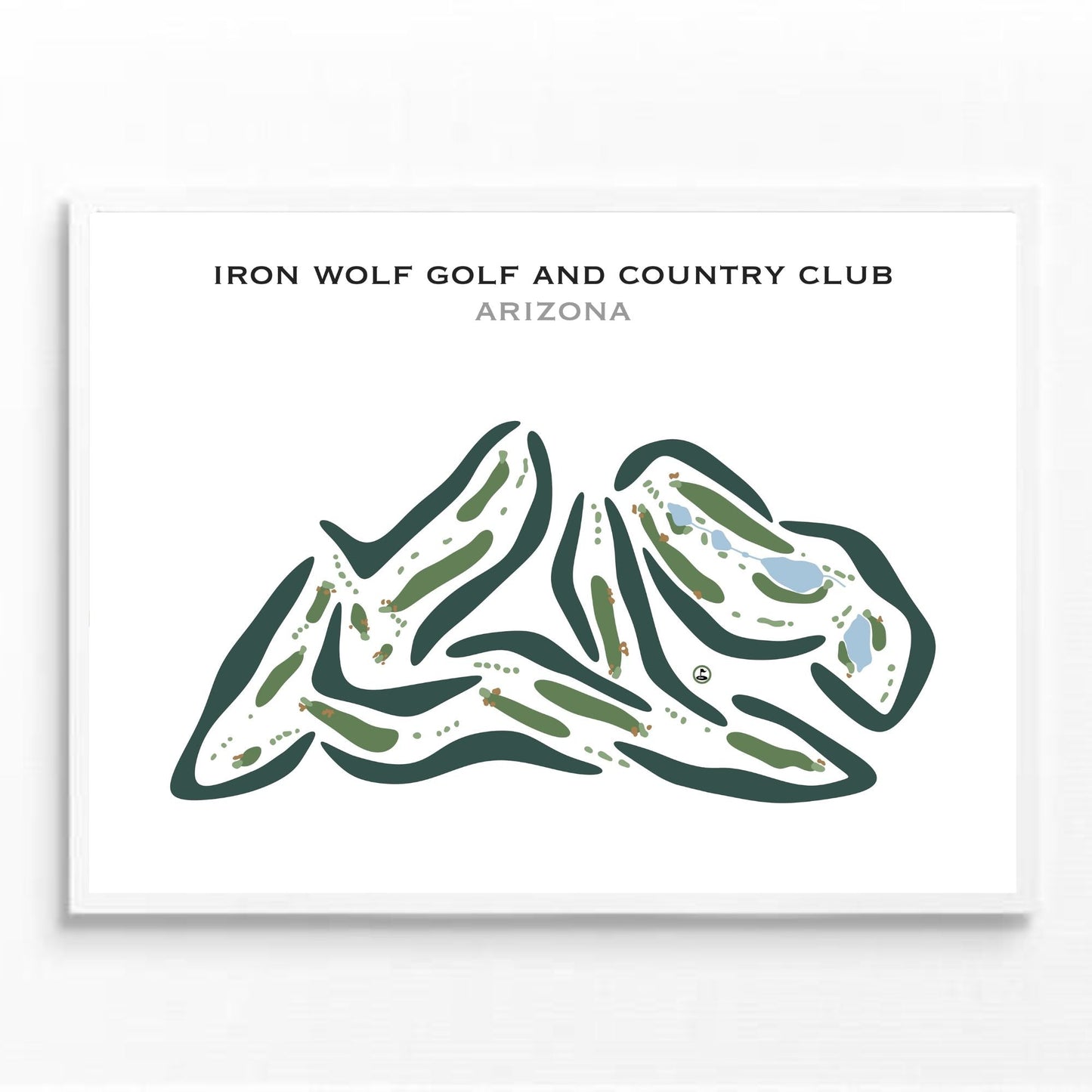 Iron Wolf Golf & Country Club, Arizona - Printed Golf Courses