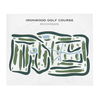Ironwood Golf Course, Michigan - Printed Golf Courses