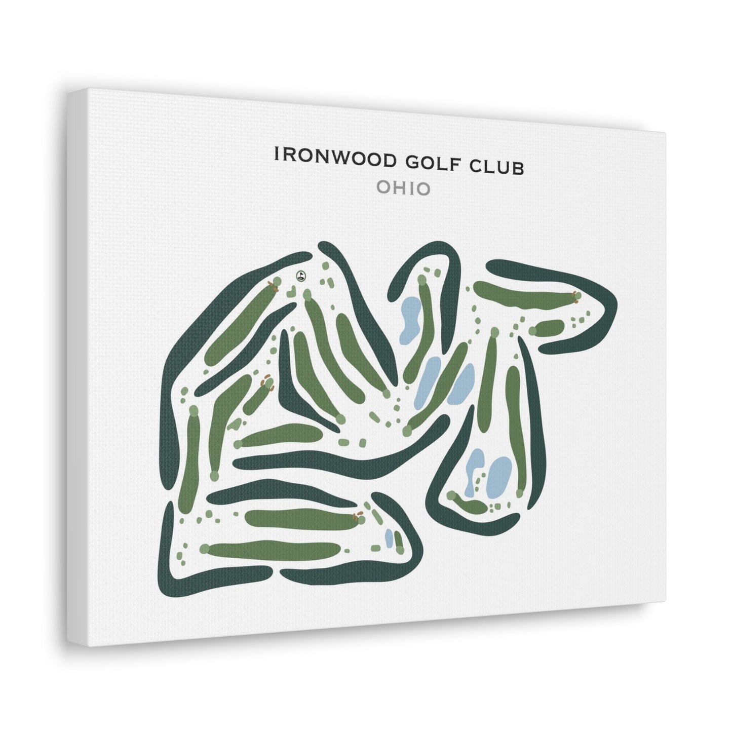Ironwood Golf Club, Ohio - Printed Golf Courses