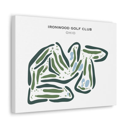 Ironwood Golf Club, Ohio - Printed Golf Courses