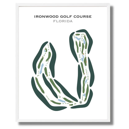 Ironwood Golf Course, Florida - Printed Golf Courses