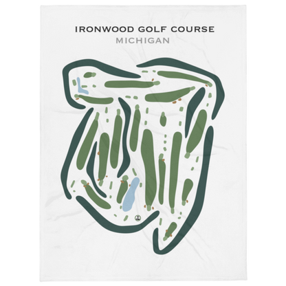 Ironwood Golf Course, Michigan - Printed Golf Courses