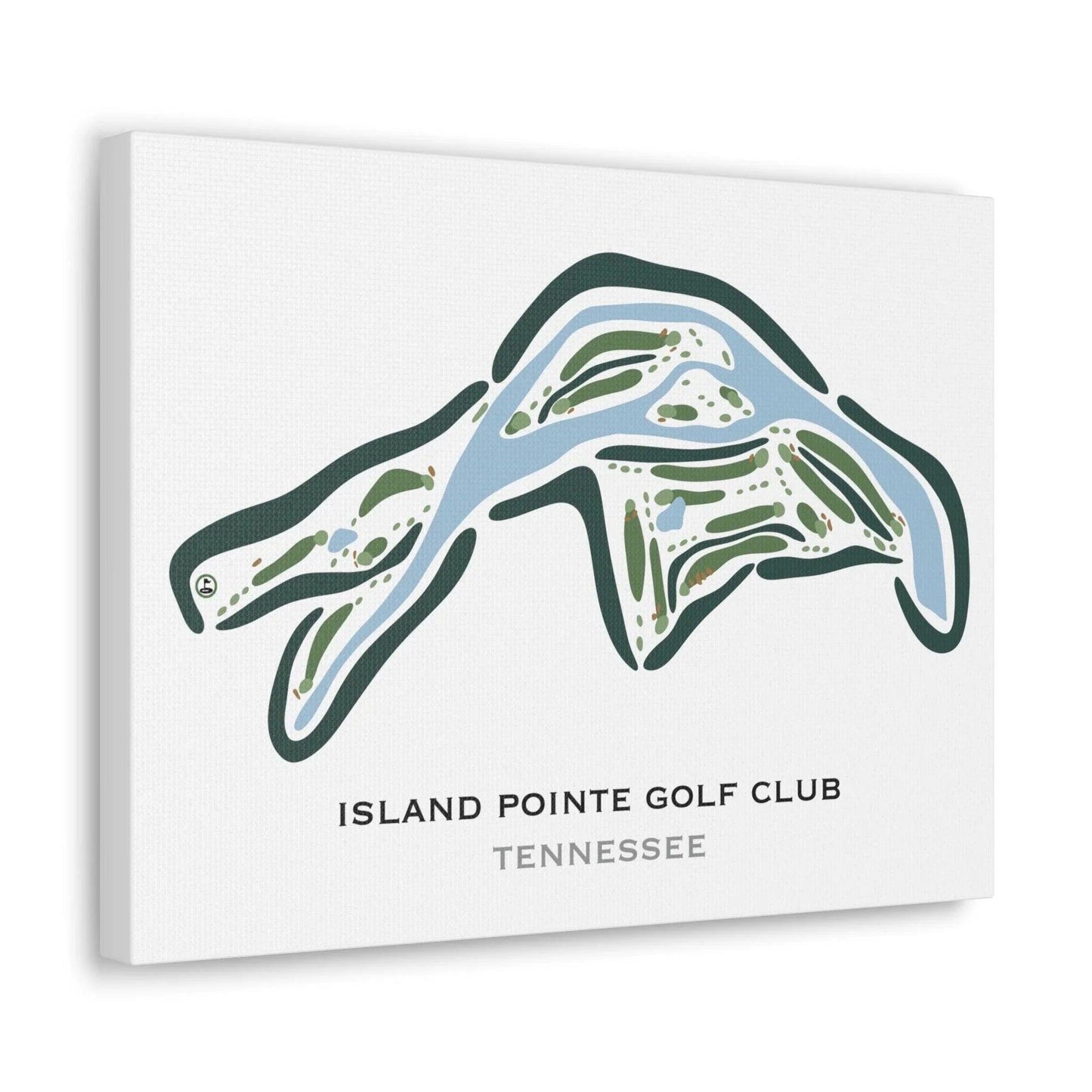 Island Pointe Golf Club, Tennessee - Printed Golf Courses