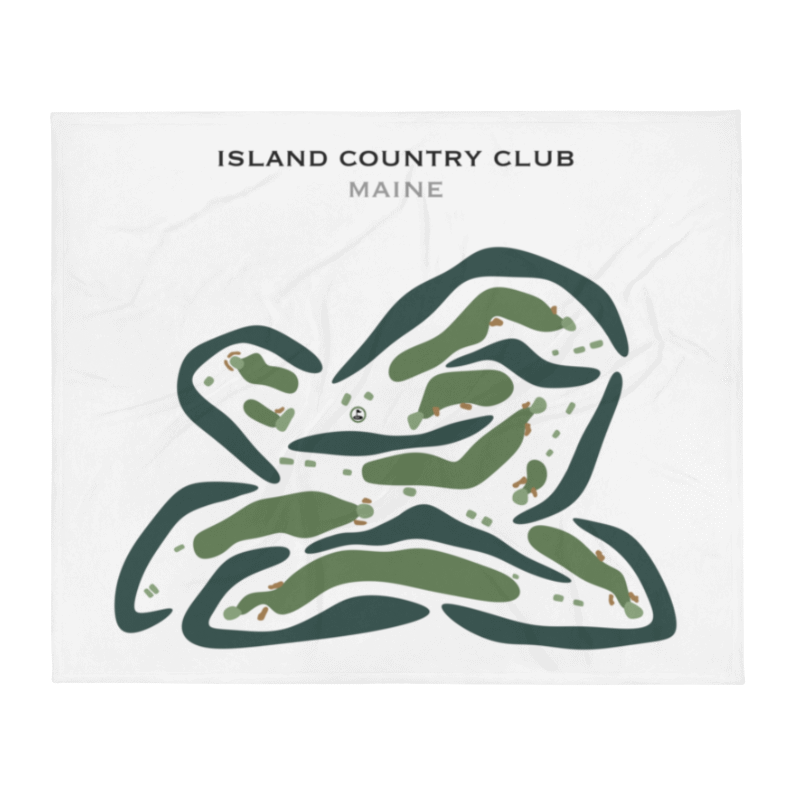 Island Country Club, Maine - Printed Golf Courses