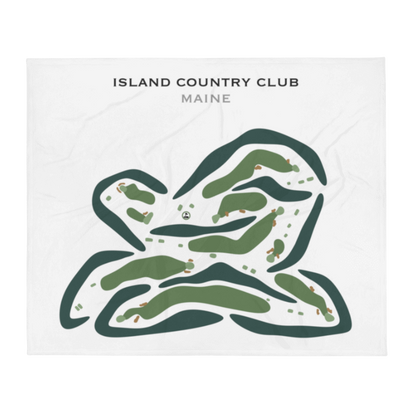 Island Country Club, Maine - Printed Golf Courses