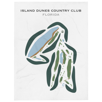 Island Dunes Country Club, Florida - Printed Golf Courses