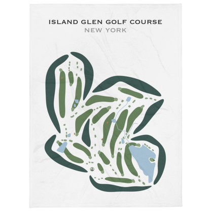 Island Glen Golf Course, New York - Printed Golf Courses