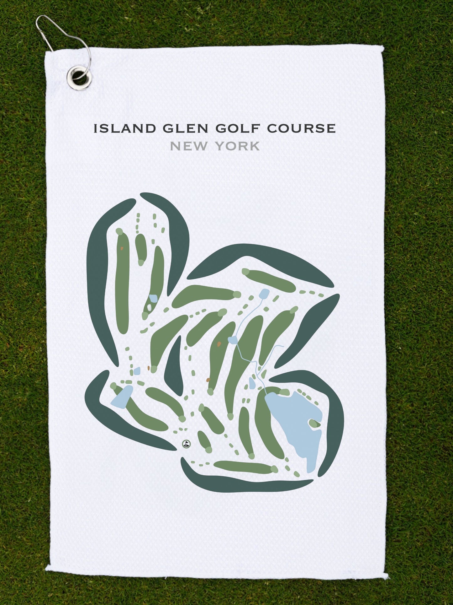 Island Glen Golf Course, New York - Printed Golf Courses