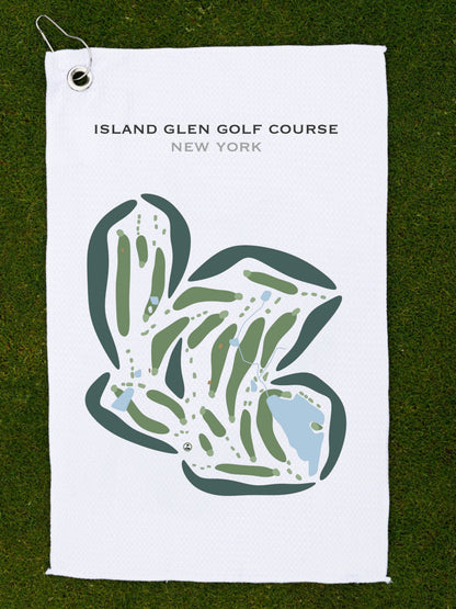 Island Glen Golf Course, New York - Printed Golf Courses