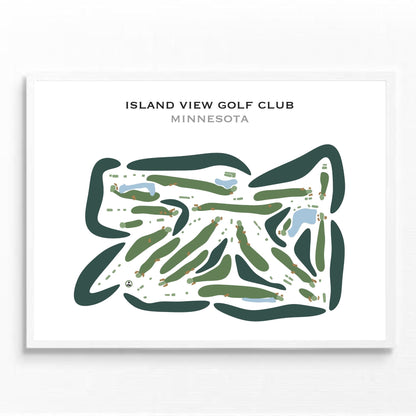 Island View Golf Club, Minnesota - Printed Golf Courses