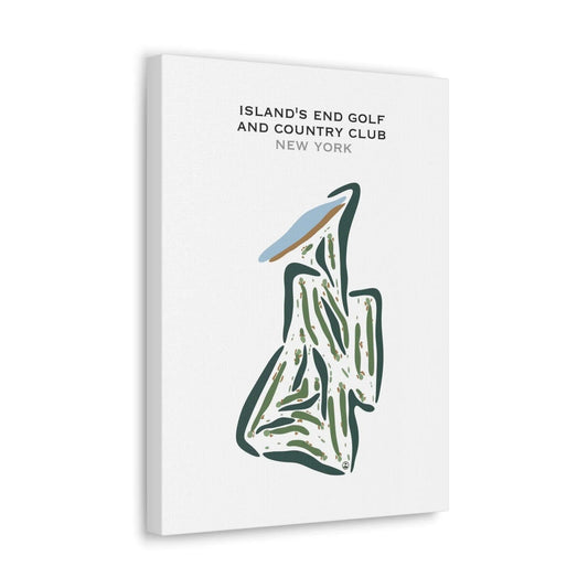 Island's End Golf & Country Club, New York - Printed Golf Courses