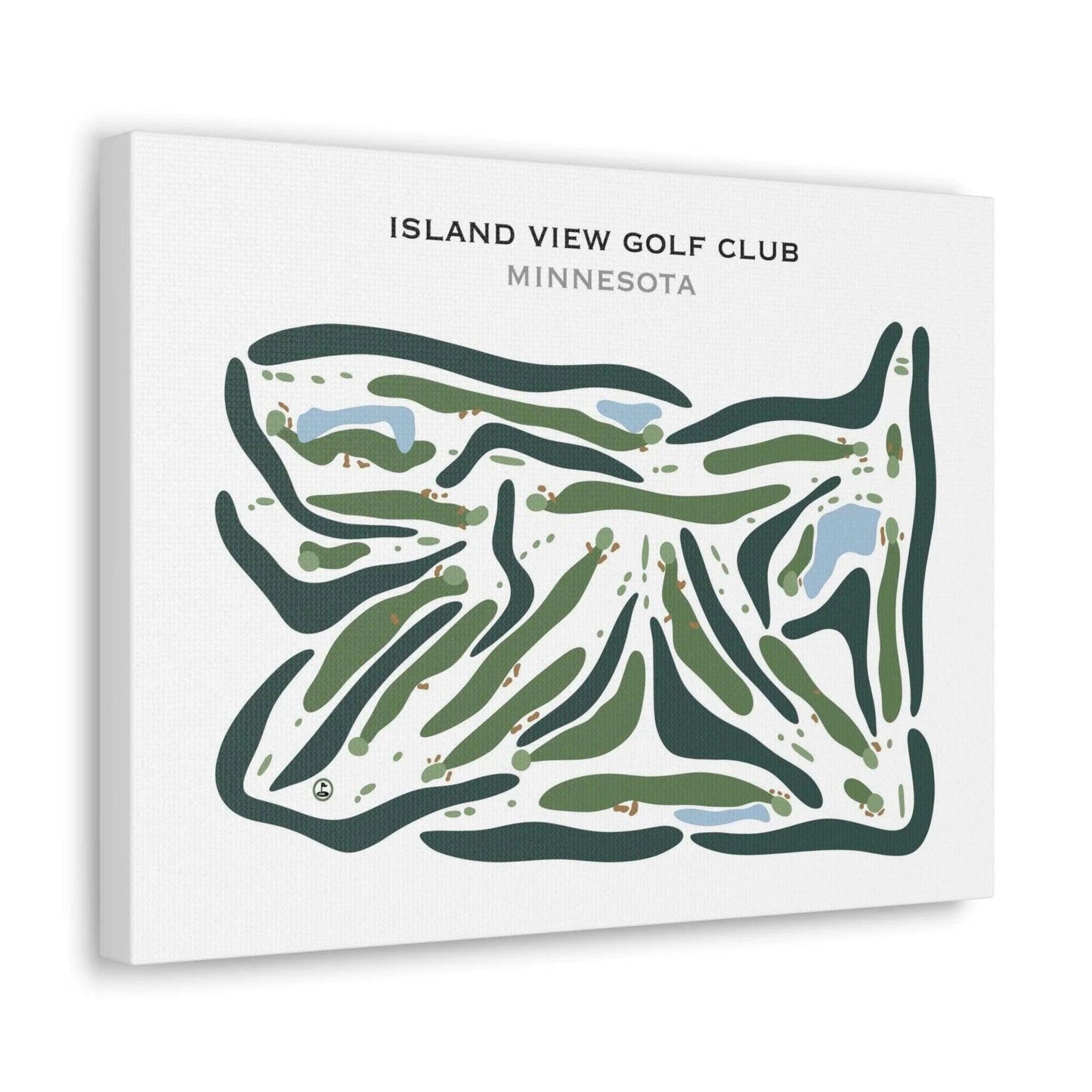 Island View Golf Club, Minnesota - Printed Golf Courses