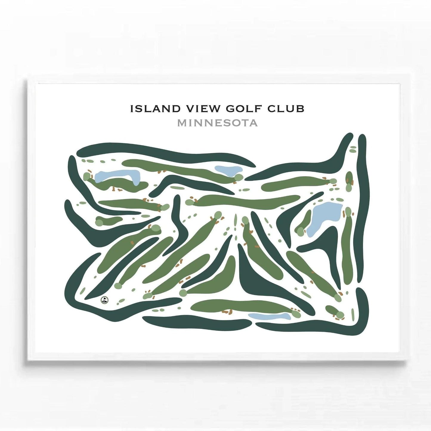 Island View Golf Club, Minnesota - Printed Golf Courses