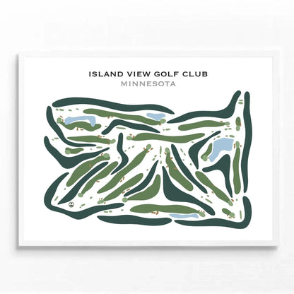Island View Golf Club, Minnesota - Printed Golf Courses