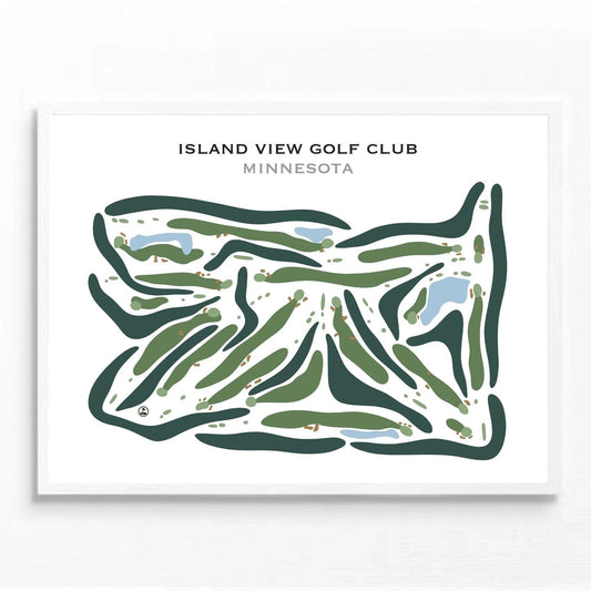 Island View Golf Club, Minnesota - Printed Golf Courses