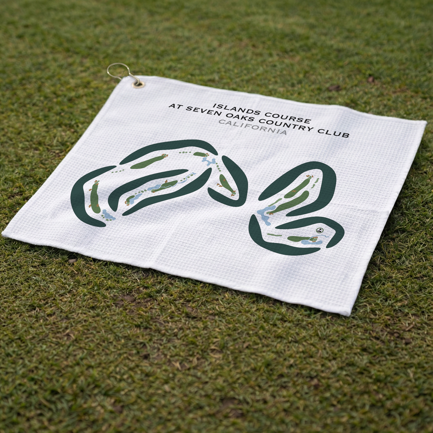 Islands Course at Seven Oaks Country Club, California - Printed Golf Courses