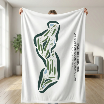 Ivanhoe Course at Cottonwood Golf Club, California - Printed Golf Courses