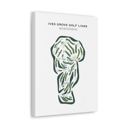 Ives Grove Golf Links, Wisconsin - Printed Golf Courses