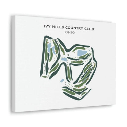 Ivy Hills Country Club, Ohio - Printed Golf Courses