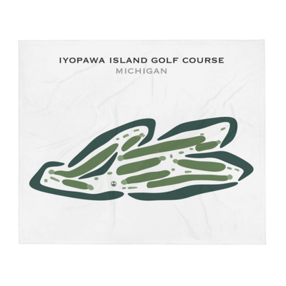 Iyopawa Island Golf Course, Michigan - Printed Golf Courses