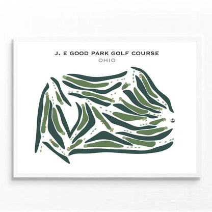 J. E Good Park Golf Course, Ohio - Printed Golf Courses