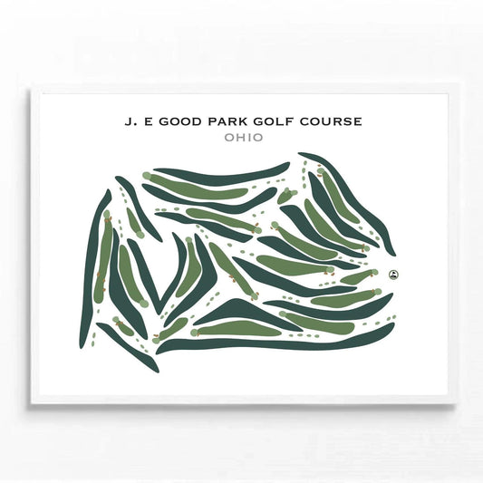 J. E Good Park Golf Course, Ohio - Printed Golf Courses