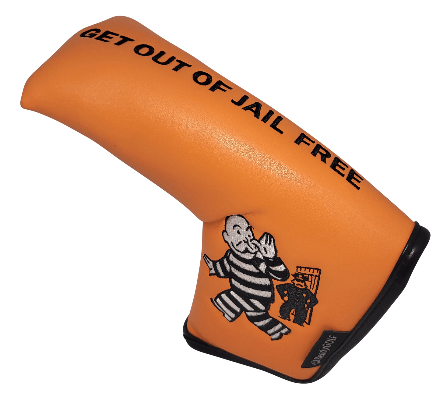 Get Out of Jail Embroidered Putter Cover - Blade by ReadyGOLF