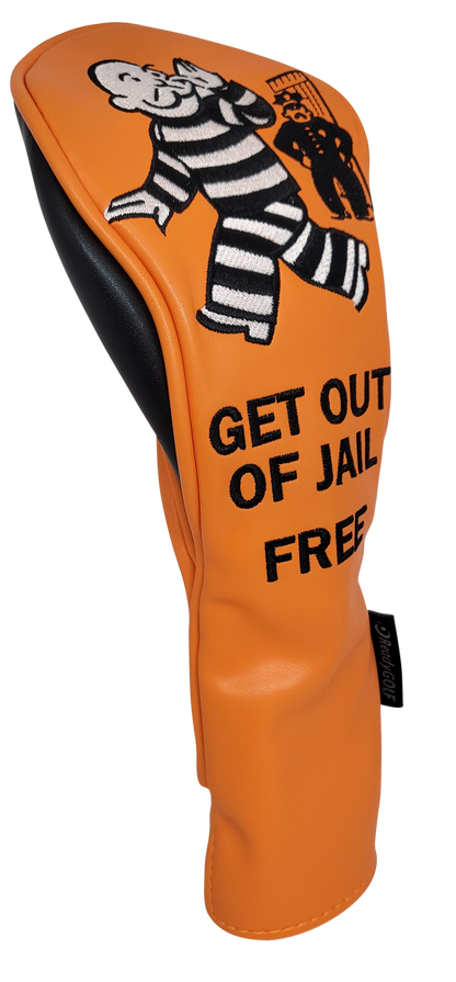 Get Out of Jail Free Hybrid Headcover by ReadyGOLF