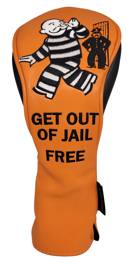 Get Out of Jail Free Hybrid Headcover by ReadyGOLF