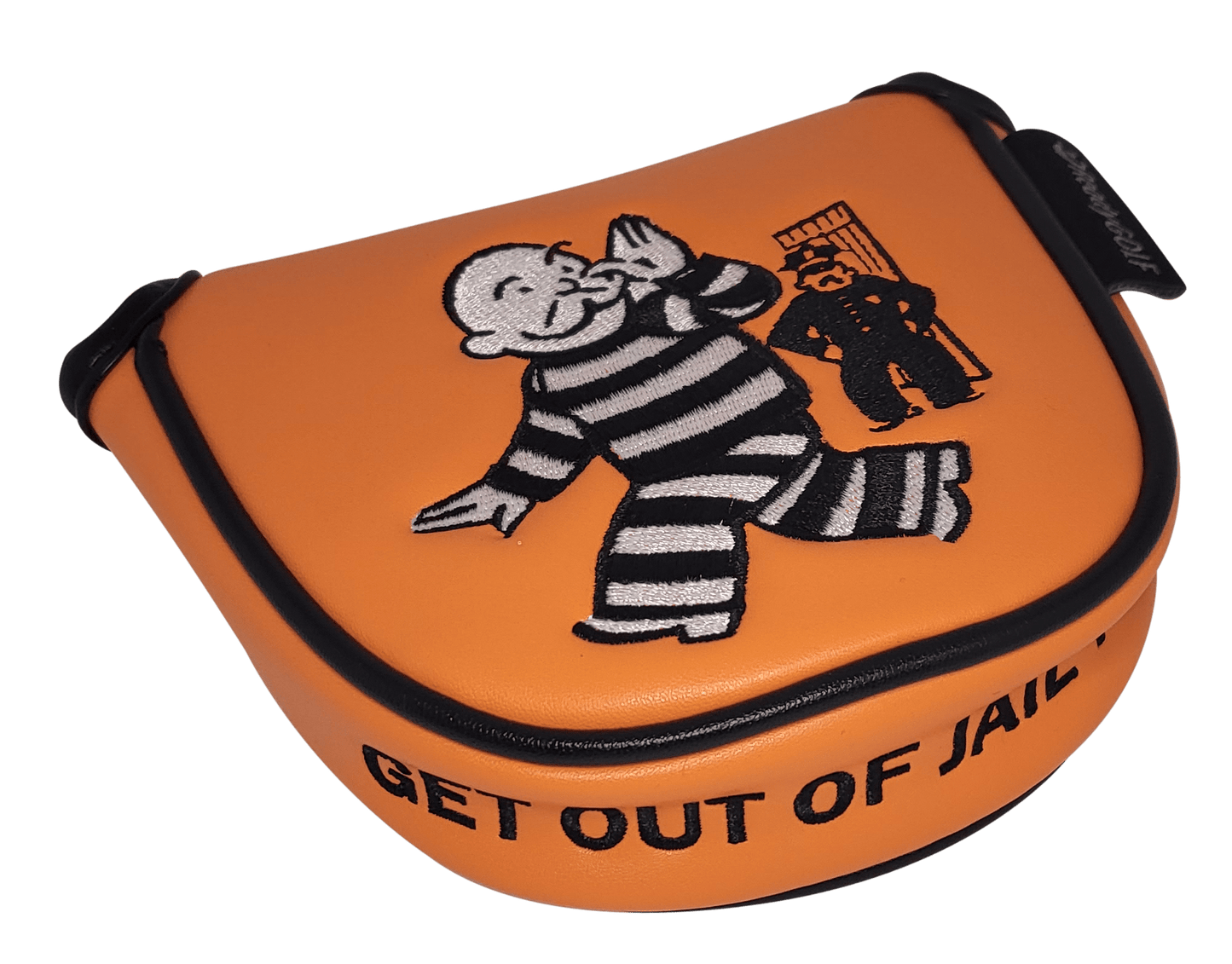 Get Out of Jail Embroidered Putter Cover - Mallet