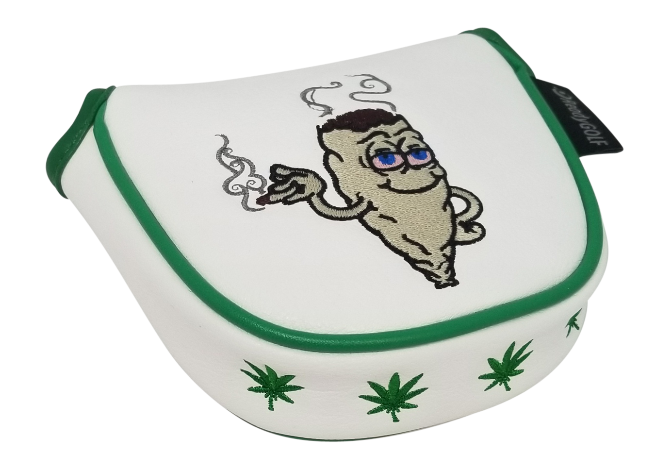 Marijuana Joint Embroidered Putter Cover - Mallet by ReadyGOLF