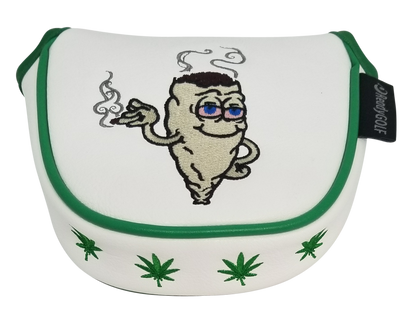 Marijuana Joint Embroidered Putter Cover - Mallet by ReadyGOLF