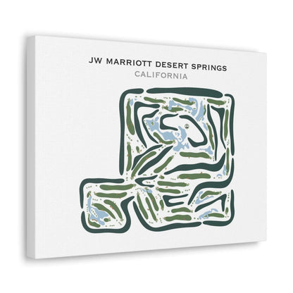 JW Marriott Desert Springs, California - Printed Golf Courses