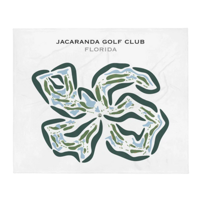 Jacaranda Golf Club, Florida - Printed Golf Courses