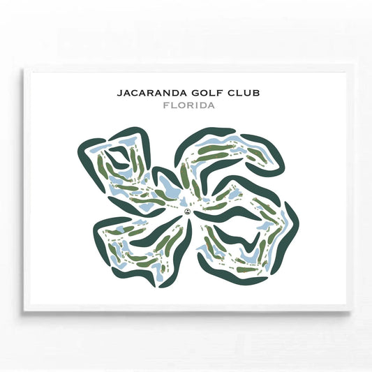 Jacaranda Golf Club, Florida - Printed Golf Courses