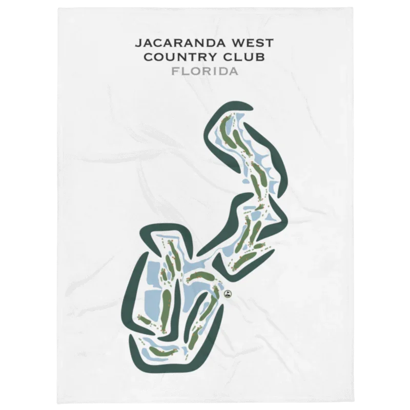 Jacaranda West Country Club, Florida - Printed Golf Courses